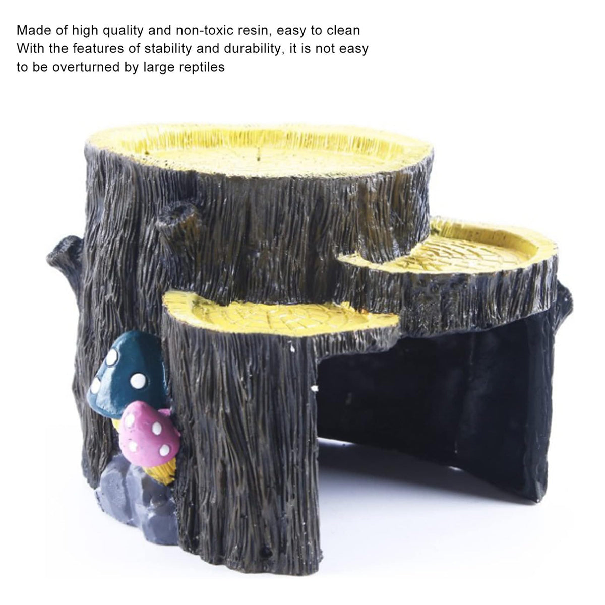 Reptile Rest Shelter Resin Reptile Hide Cave