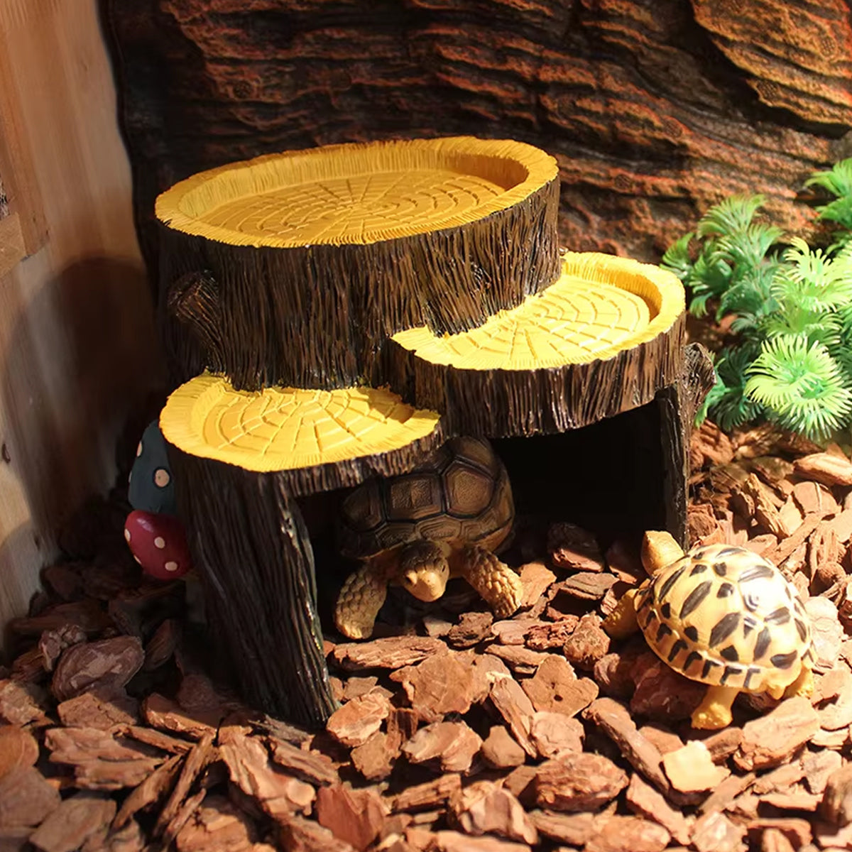 Reptile Rest Shelter Resin Reptile Hide Cave