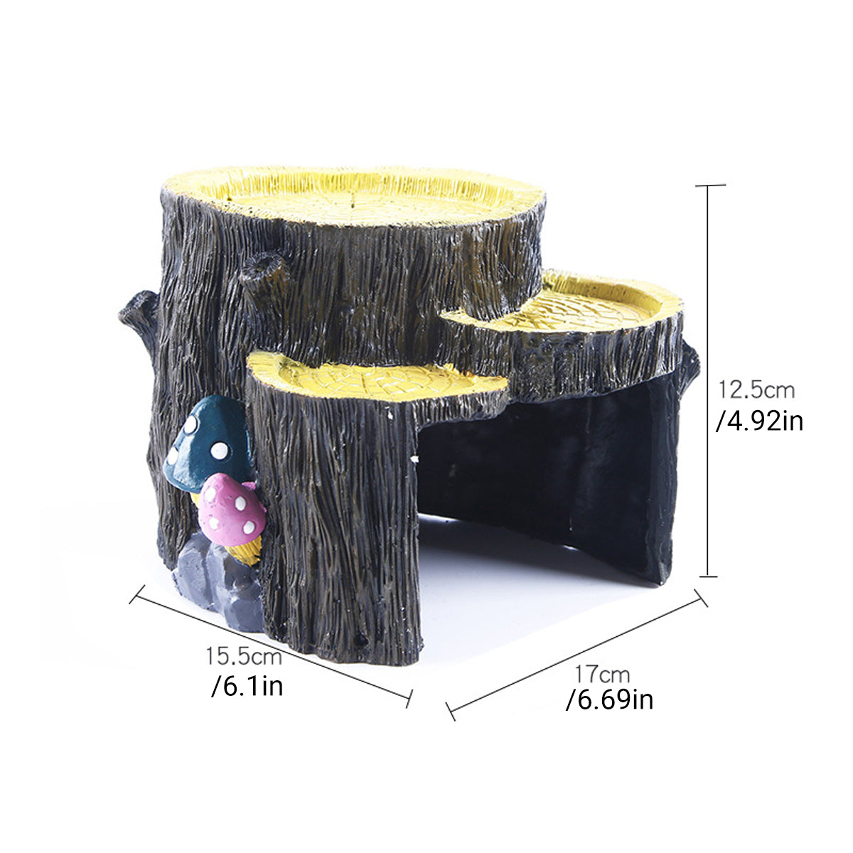 Reptile Rest Shelter Resin Reptile Hide Cave