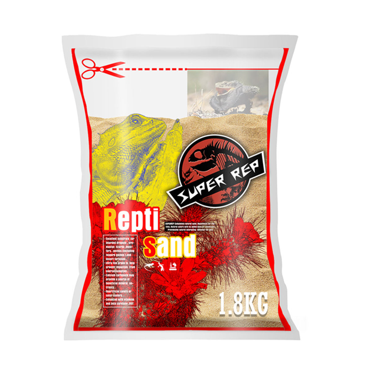 1.8kg Reptile Sand Mat Natural Substrate for Terrarium Creeping Sand Bedding