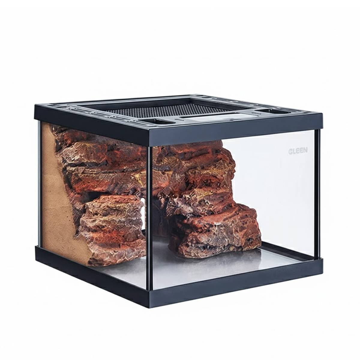 Mini Reptile Terrarium Tank 20cm Glass Enclosure