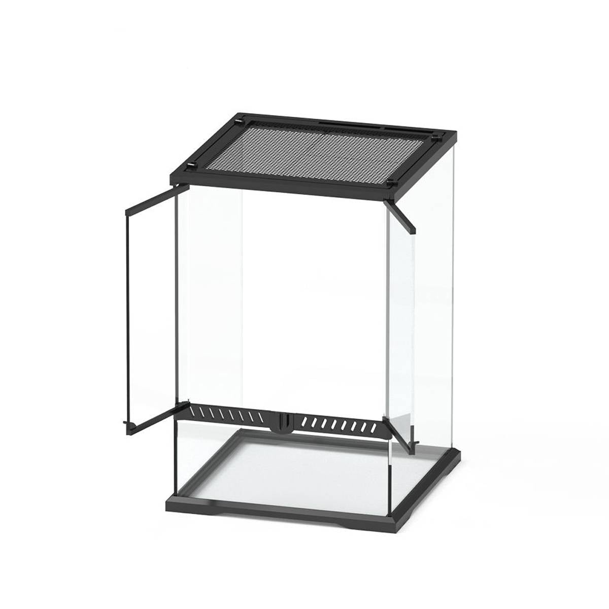 Reptile Terrarium Glass Tank 30x30x45cm