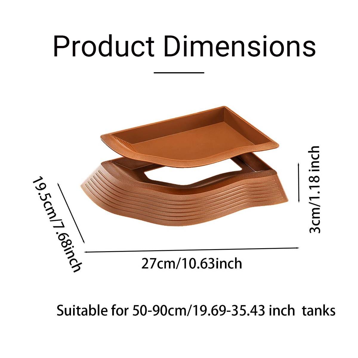 Reptile Water Dish With Ramp For Turtles