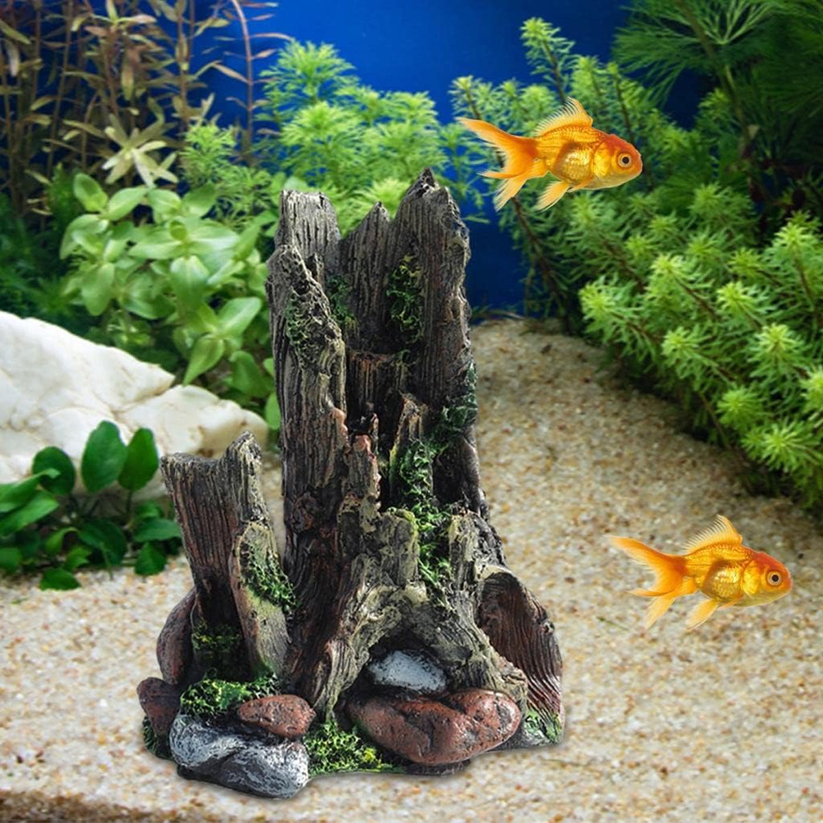 Resin Wood Aquarium Decoration Ornament