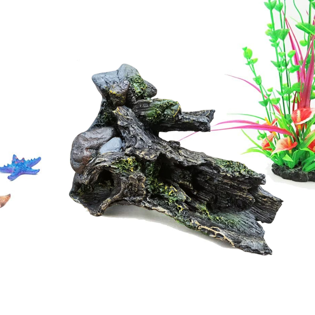 Resin Wood Aquarium Decoration Ornament