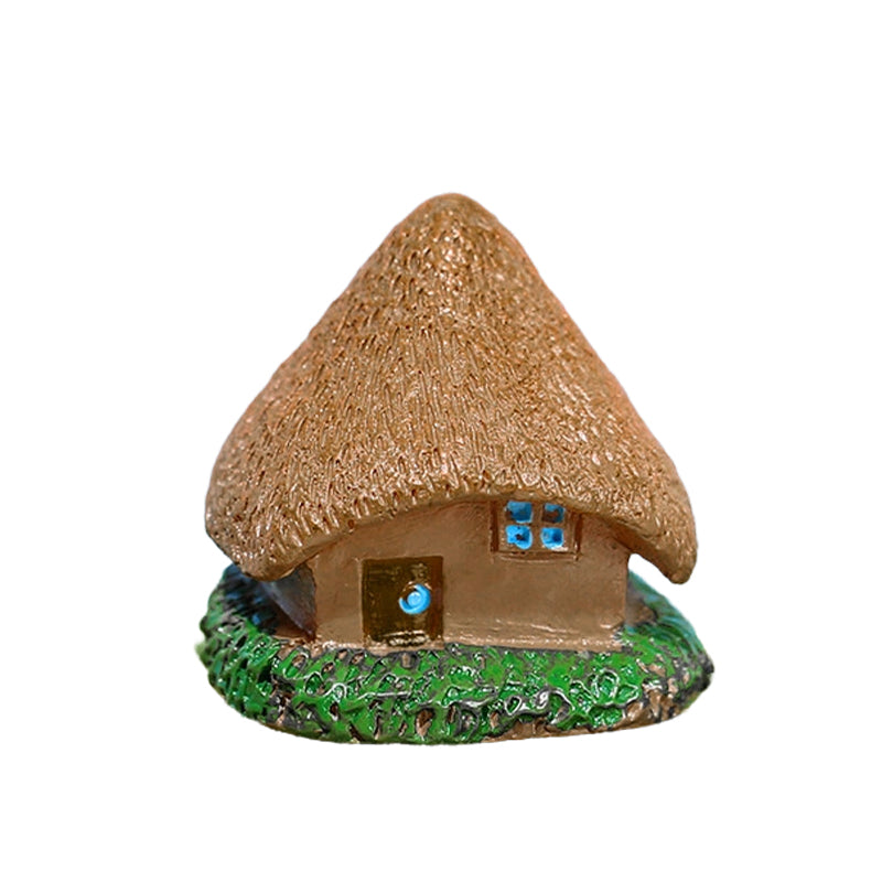 Mini House Ornament Resin Desktop Garden Decoration