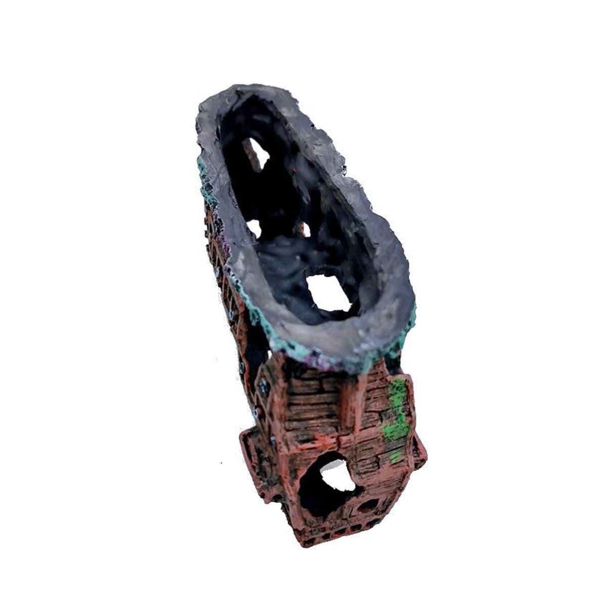 Resin Pirate Ship Aquarium Ornament