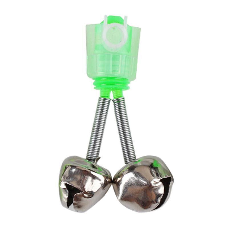 10PCS Fishing Bite Alarm Bells with LED Light for Night Fishing