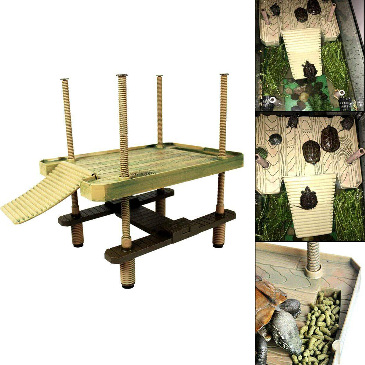 Turtle Basking Platform Floating Dock for Aquatic Pets