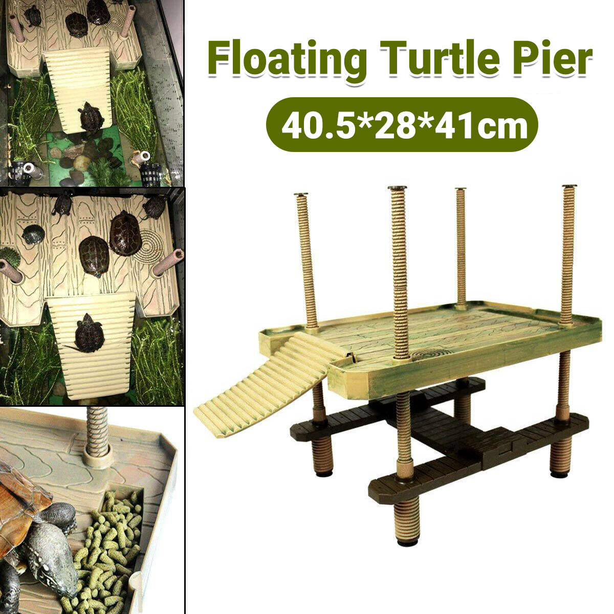 Turtle Basking Platform Floating Dock for Aquatic Pets
