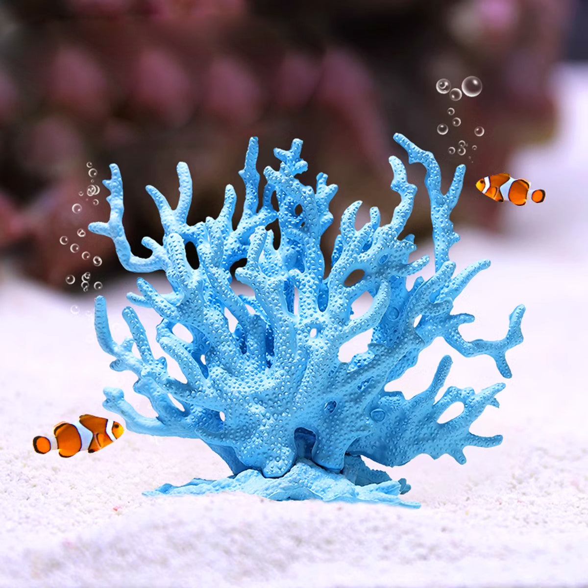 Soft Silicone Coral Aquarium Decoration Artificial Water Grass Plant