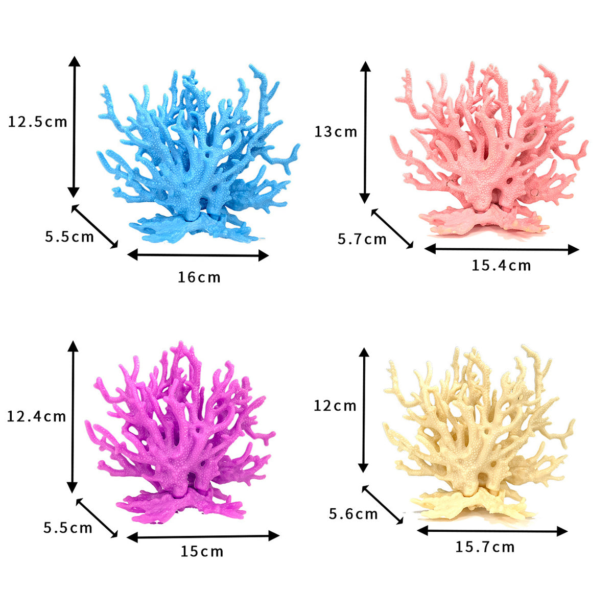 Soft Silicone Coral Aquarium Decoration Artificial Water Grass Plant