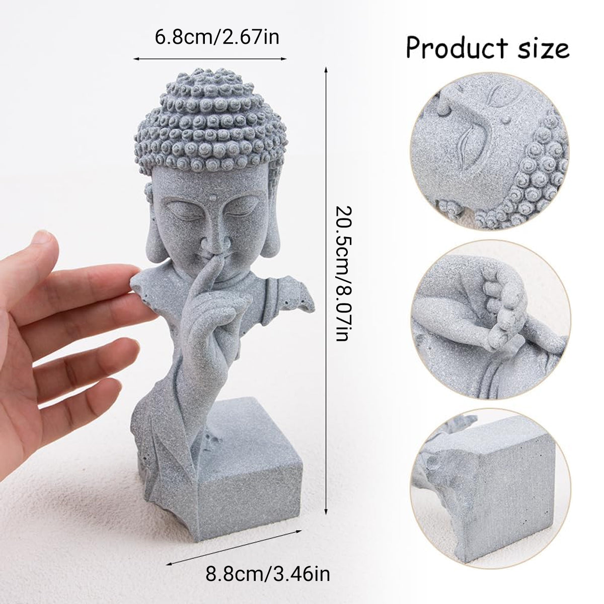 Chinese Buddha Flower Pot Decoration