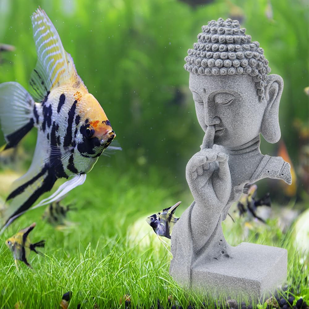 Chinese Buddha Flower Pot Decoration