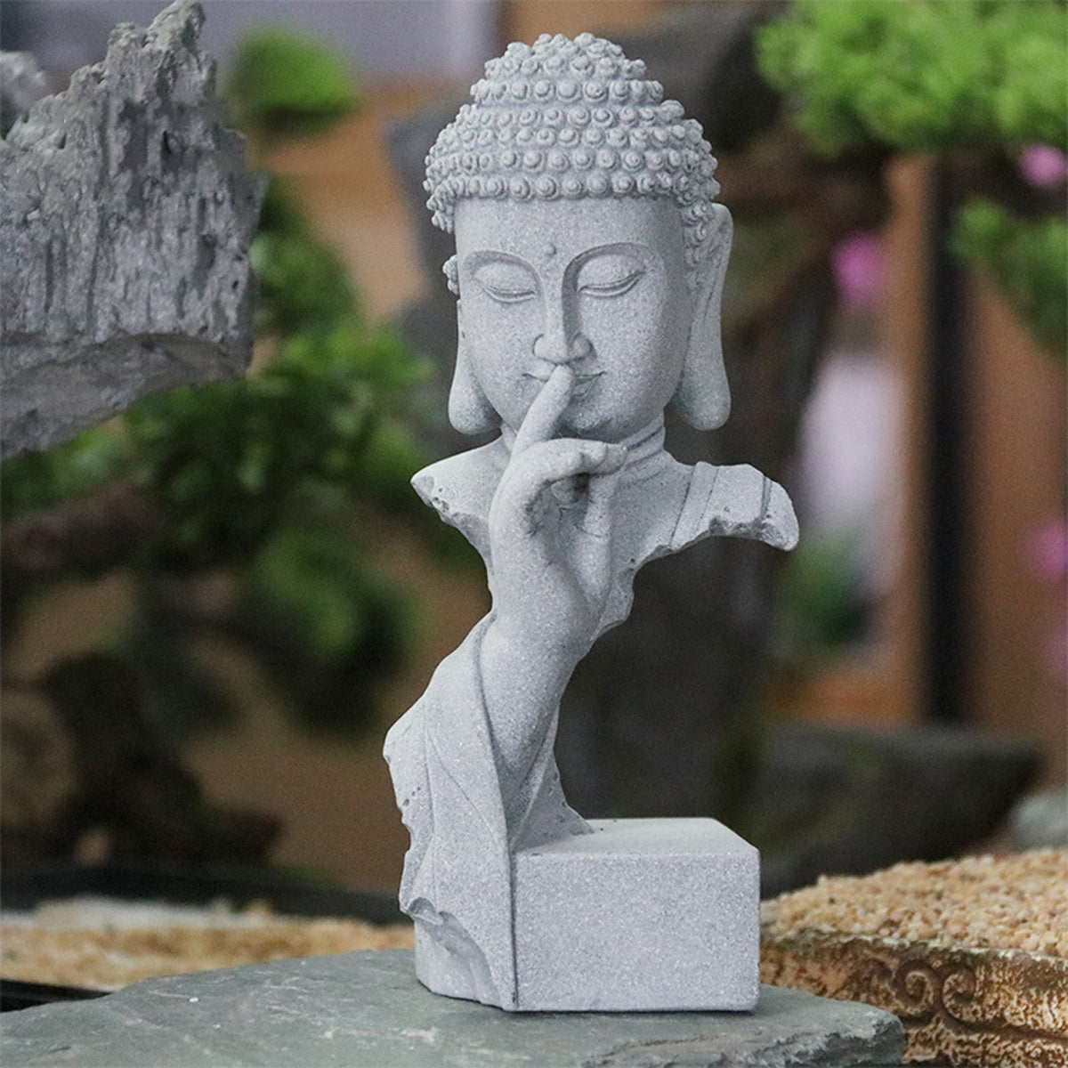 Chinese Buddha Flower Pot Decoration