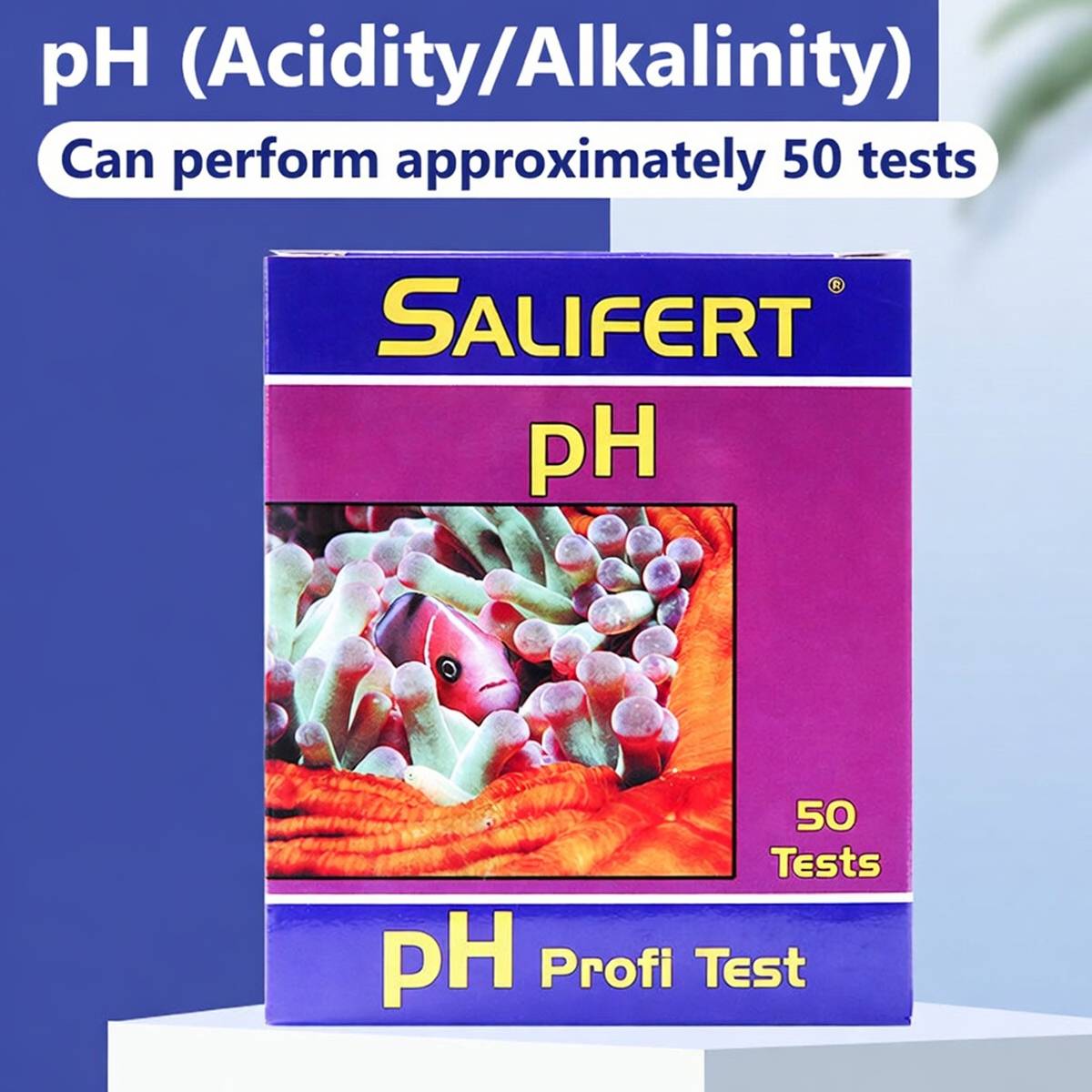 Marine aquarium pH test kit for saltwater and reef tanks