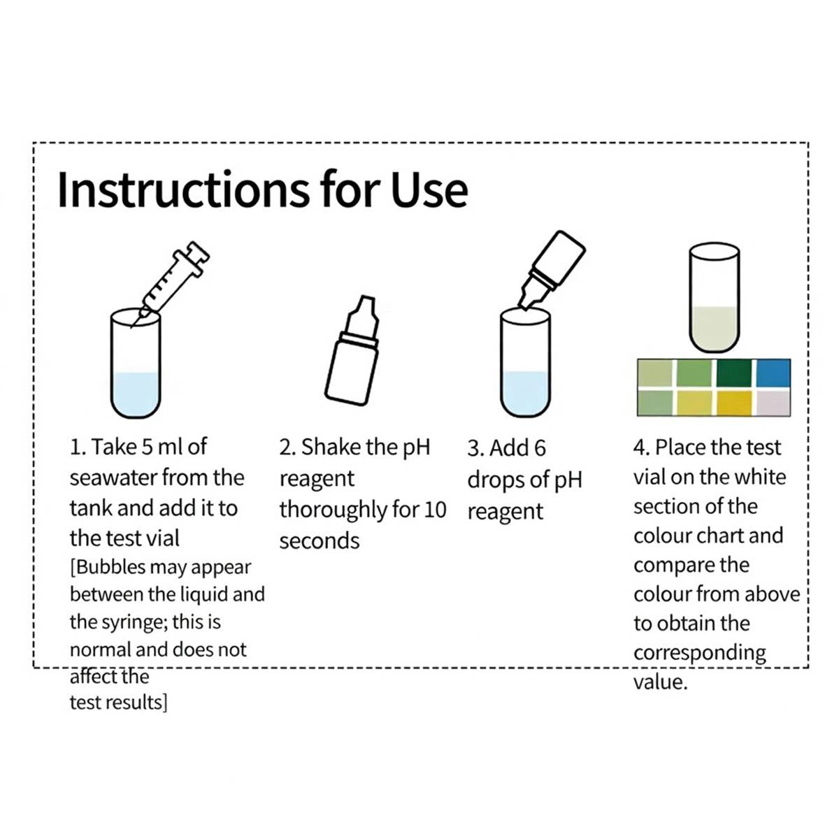 Marine aquarium pH test kit for saltwater and reef tanks – product view 4