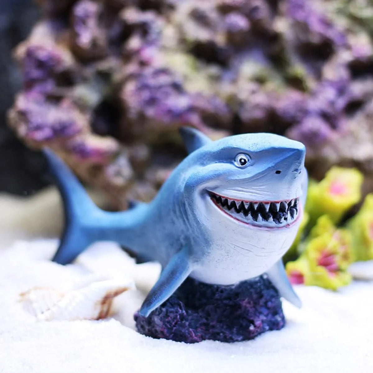 Resin Shark Aquarium Ornament Simulation Fish Tank Decoration