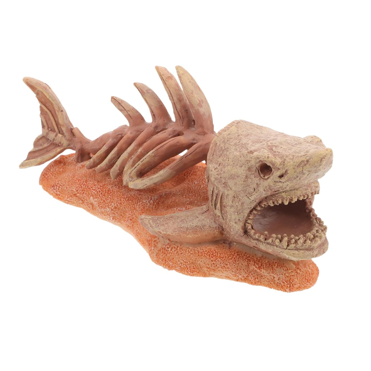 Resin Shark Skeleton Aquarium Ornament