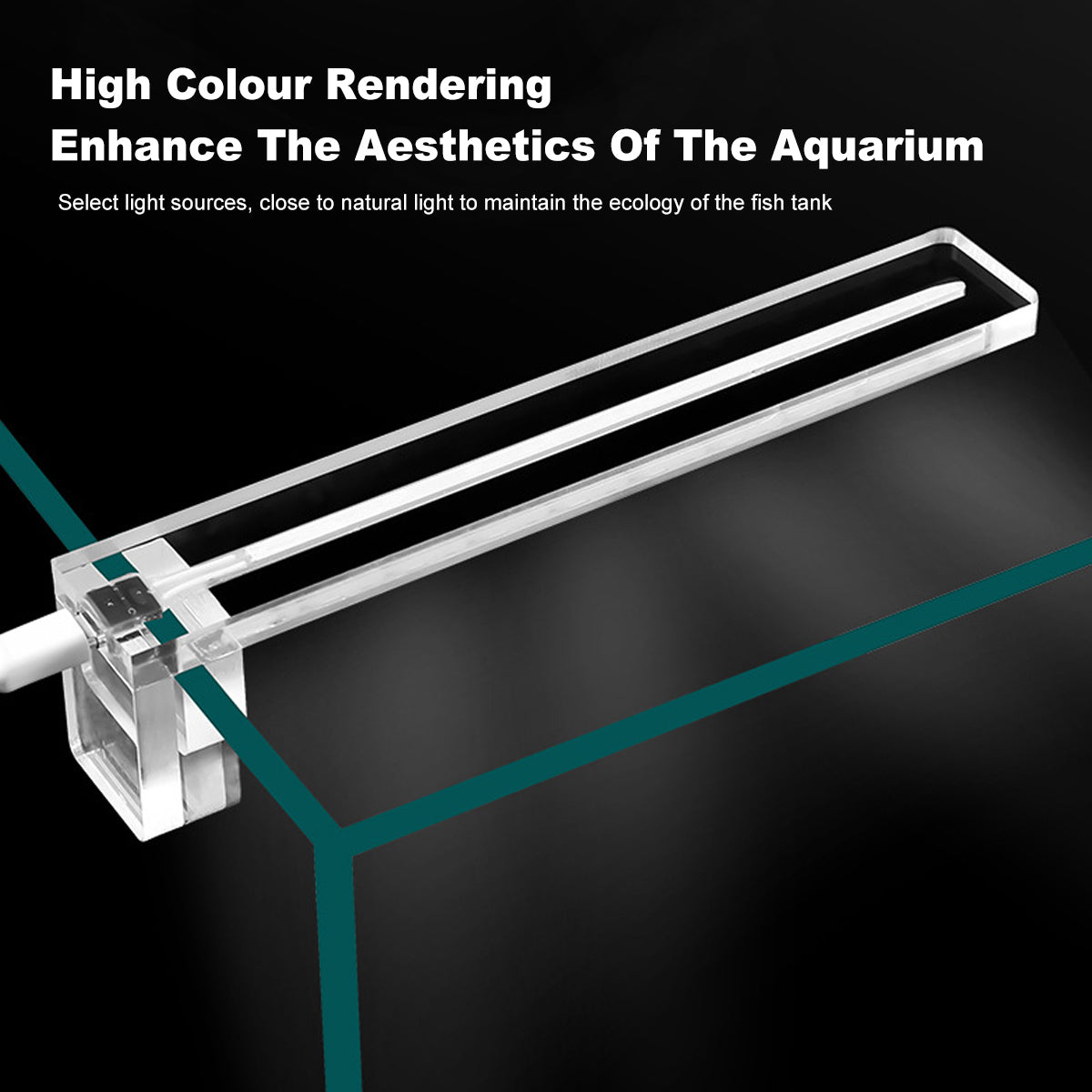 Simple LED Fish Tank Light Clamp Small Aquarium Lamp Lighting for Fish Tanks