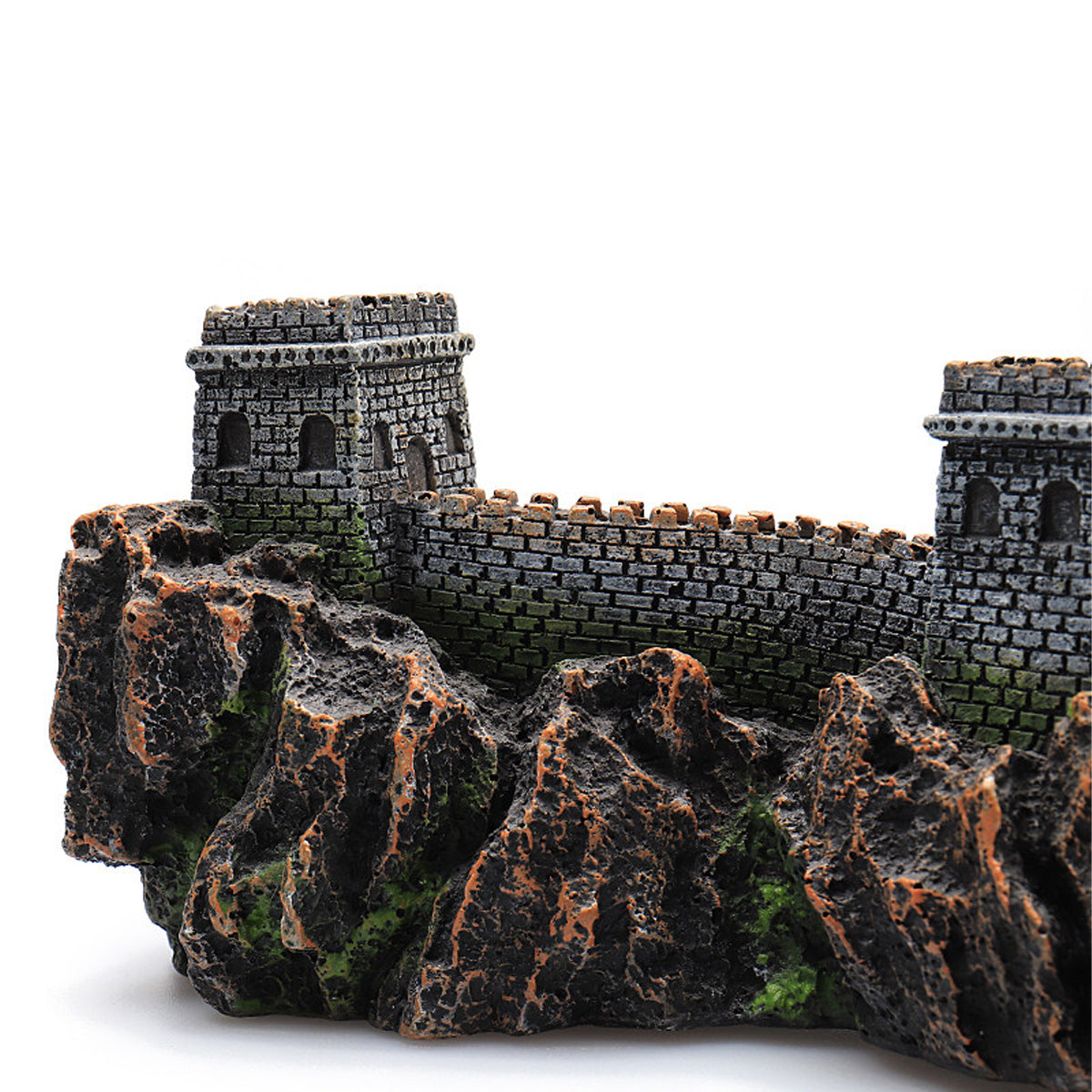Ancient Great Wall Aquarium Ornament Resin Decoration