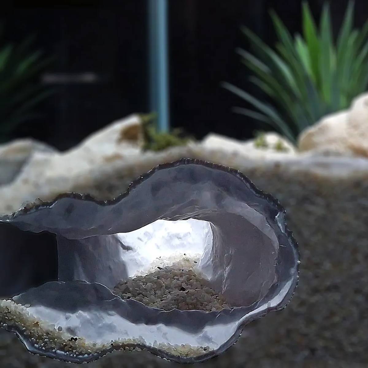 Aquarium hideout cave for fish, shrimp and snails – product view 10
