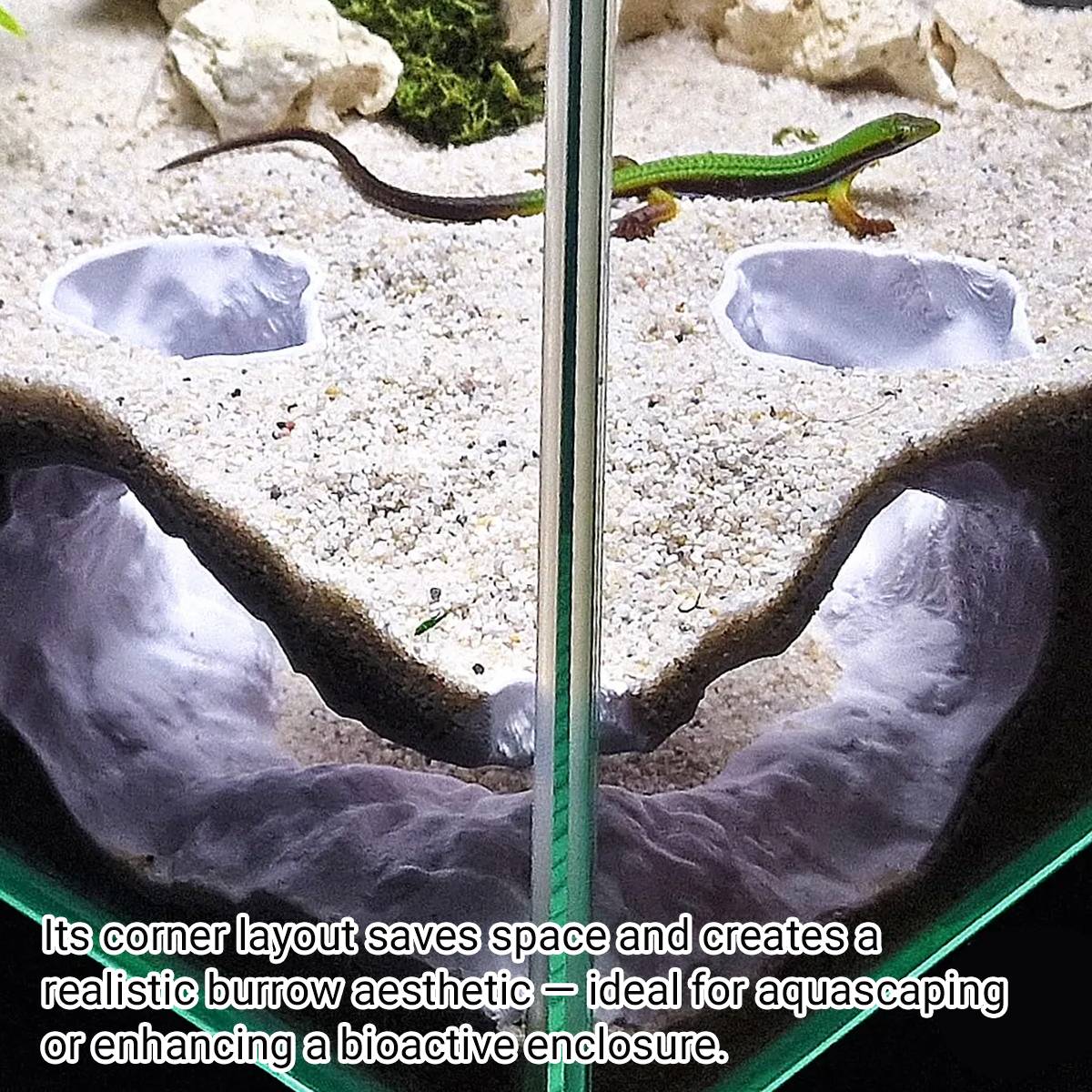 Aquarium hideout cave for fish, shrimp and snails – product view 11