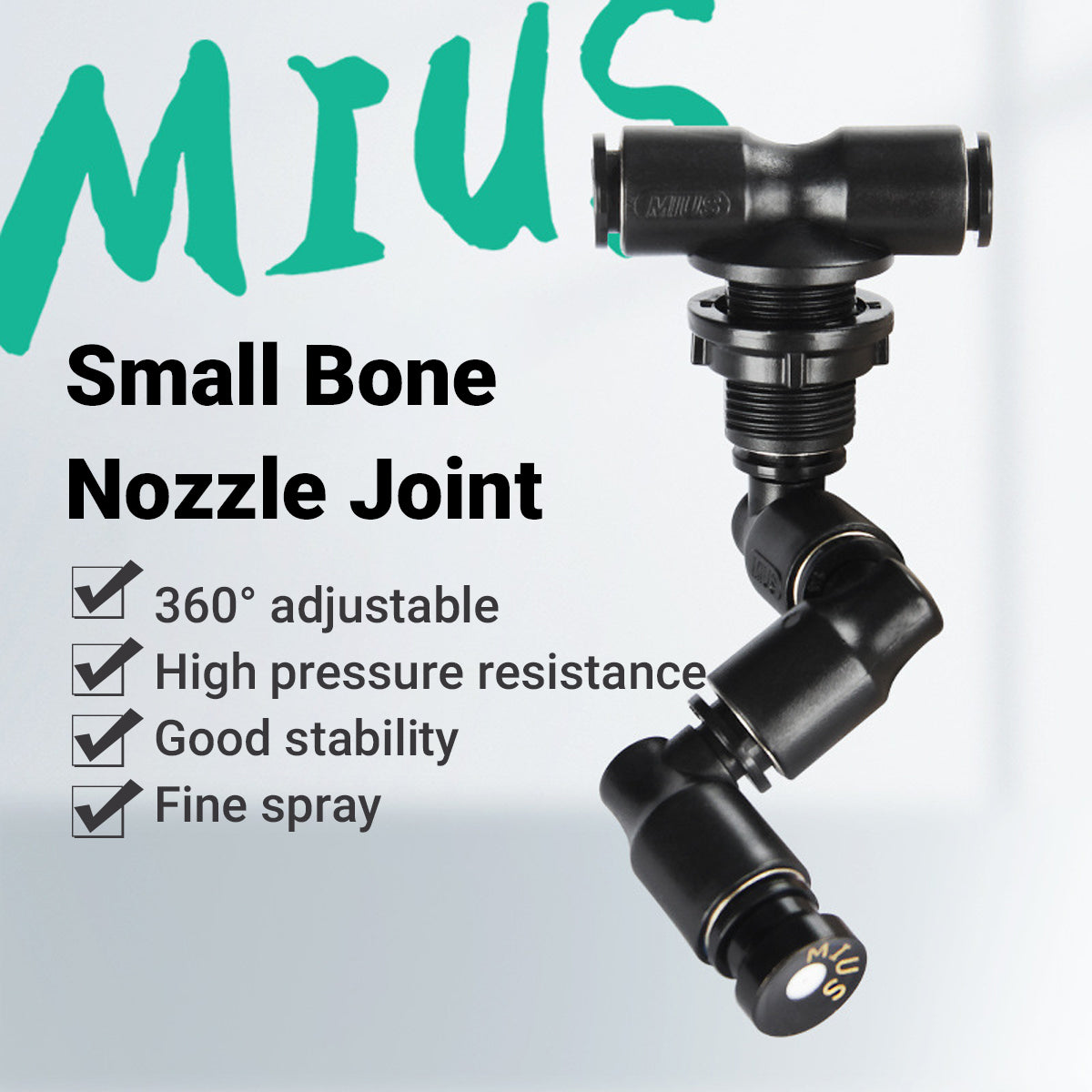 360° Reptile Misting Nozzle System Adjustable Terrarium Sprayer