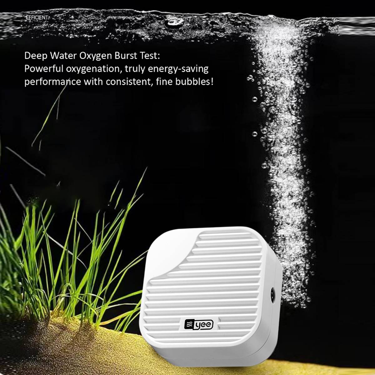 Yee Silent Oxygen Pump 3W/4W Aquarium Air Pump