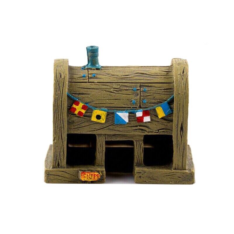 Pineapple House Fish Tank Decoration Aquarium Ornament Cave Hideout Hole Decor