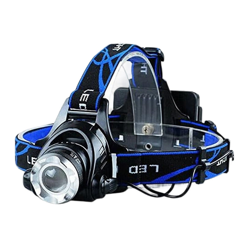 Rechargeable LED Headlamp 3 Modes Zoomable Waterproof Light