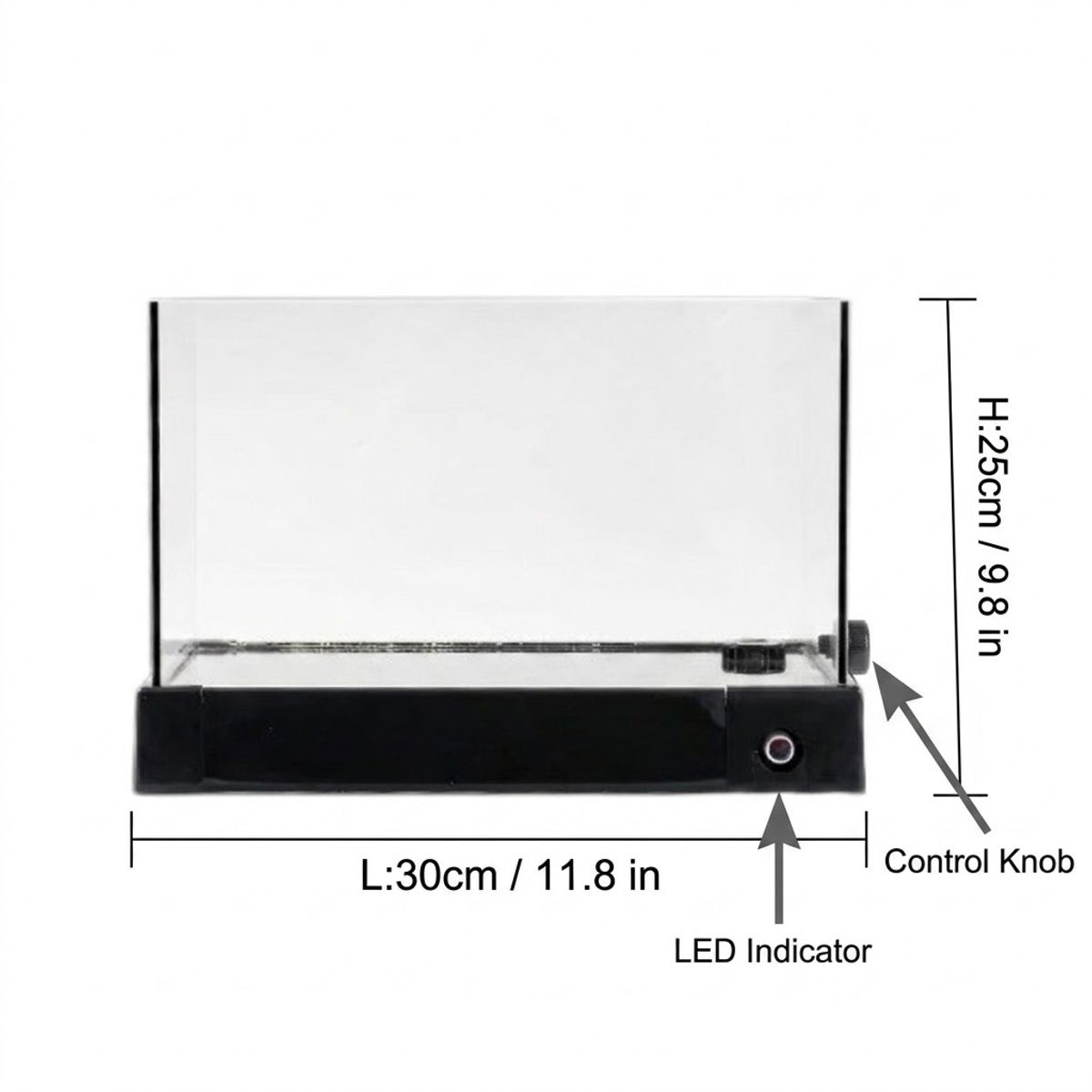 30cm Aquarium Tank with Fast Drain Control