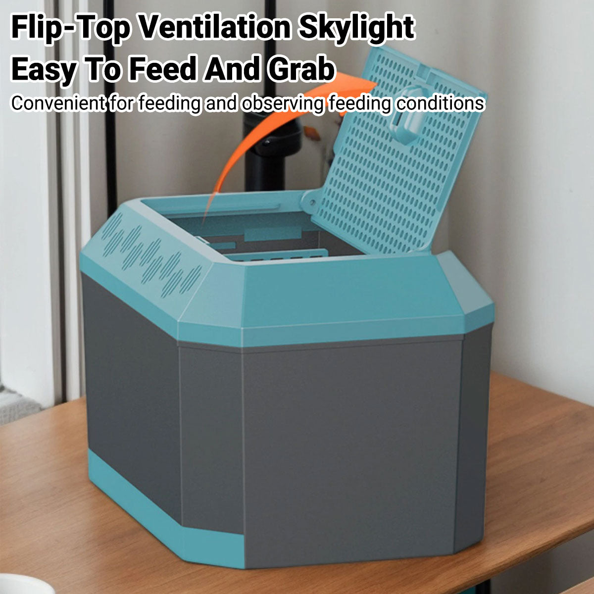 Insect Breeding Box Ventilated Container For Crickets Mealworms