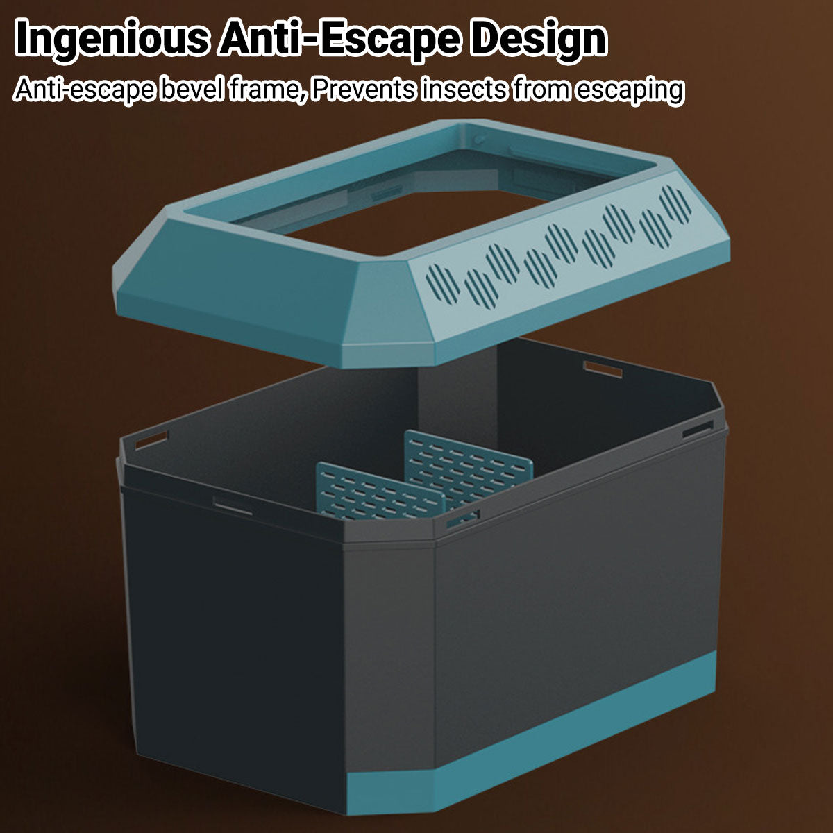 Insect Breeding Box Ventilated Container For Crickets Mealworms