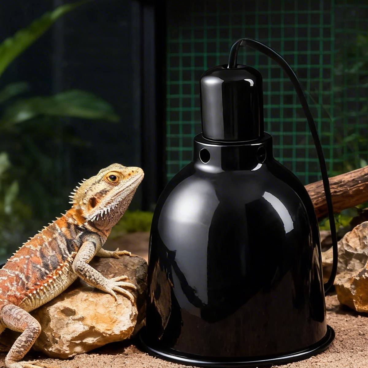 Cleen reptile lamp shade with timer in A, B and C sizes – product view 10