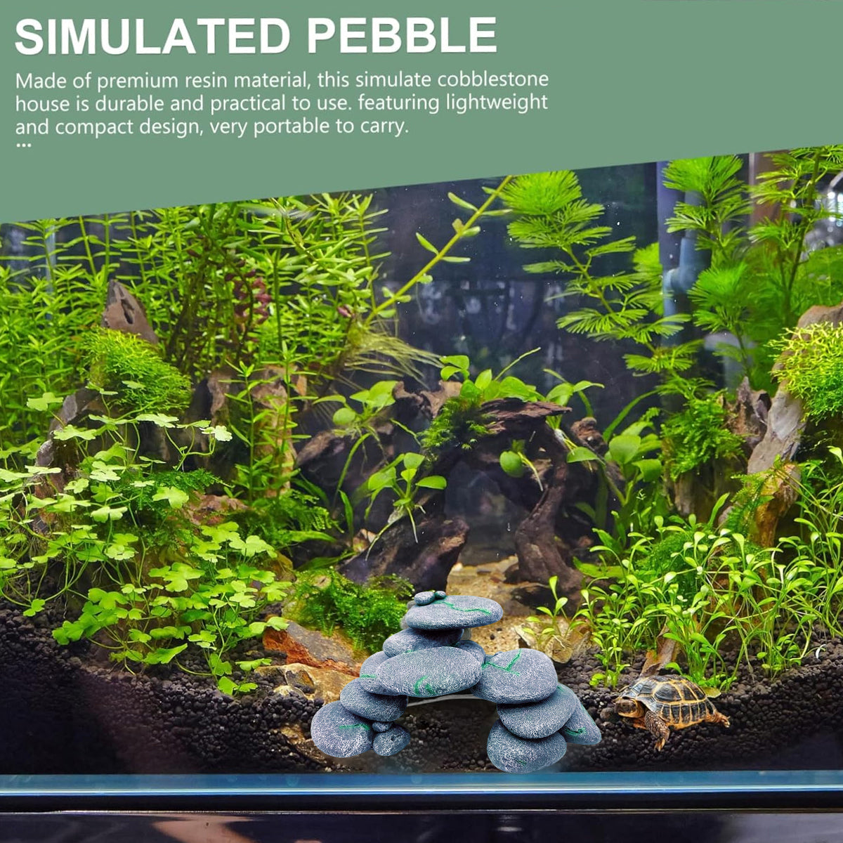 Resin Turtle Climbing Platform With Cave