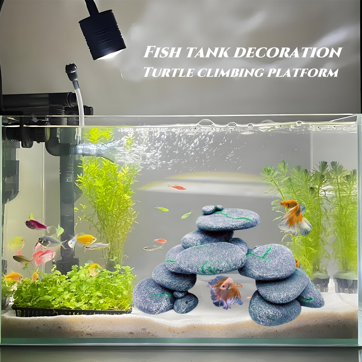 Resin Turtle Climbing Platform With Cave