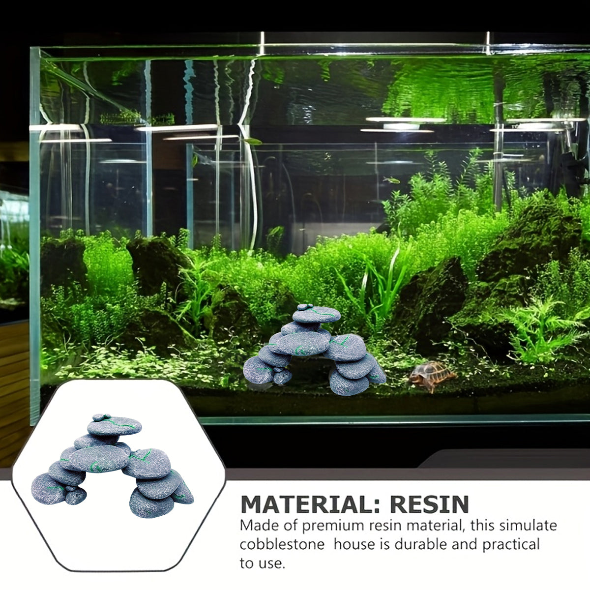 Resin Turtle Climbing Platform With Cave