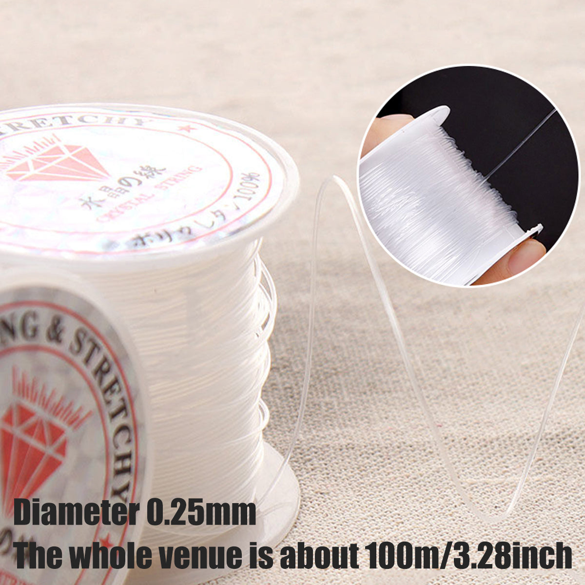 5PCS Aquarium Binding Line Transparent Moss Plant Tying String