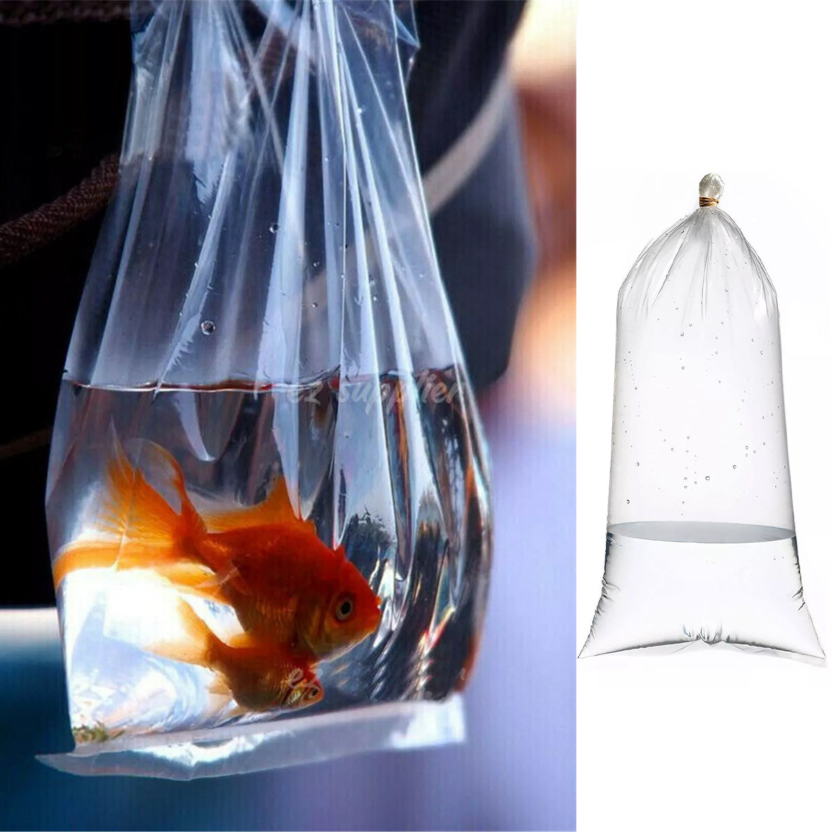 100PCS Aquarium Fish Breathing Bags Oxygen-Permeable Transport