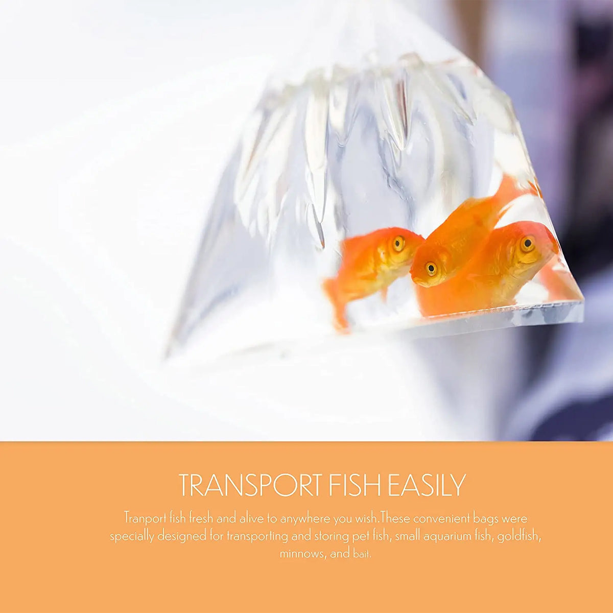 100PCS Aquarium Fish Breathing Bags Oxygen-Permeable Transport