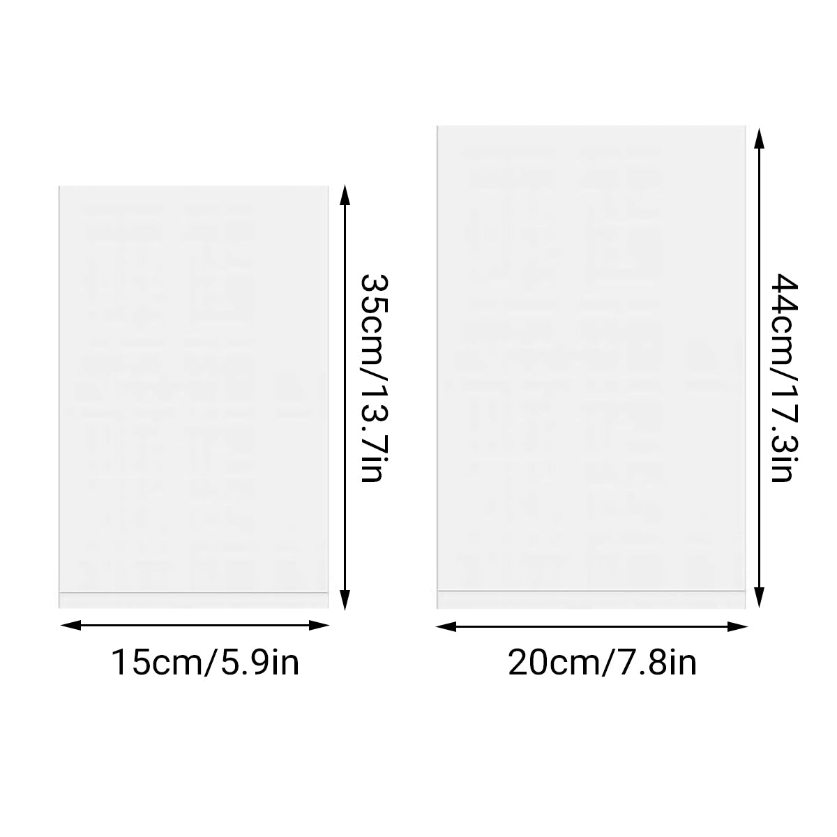 100PCS Aquarium Fish Breathing Bags Oxygen-Permeable Transport