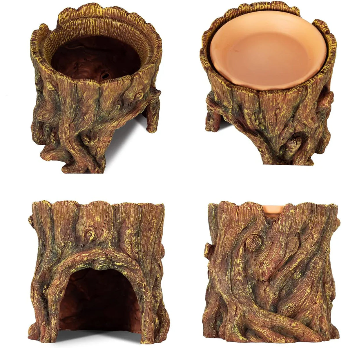 Tree Stump Reptile Cave