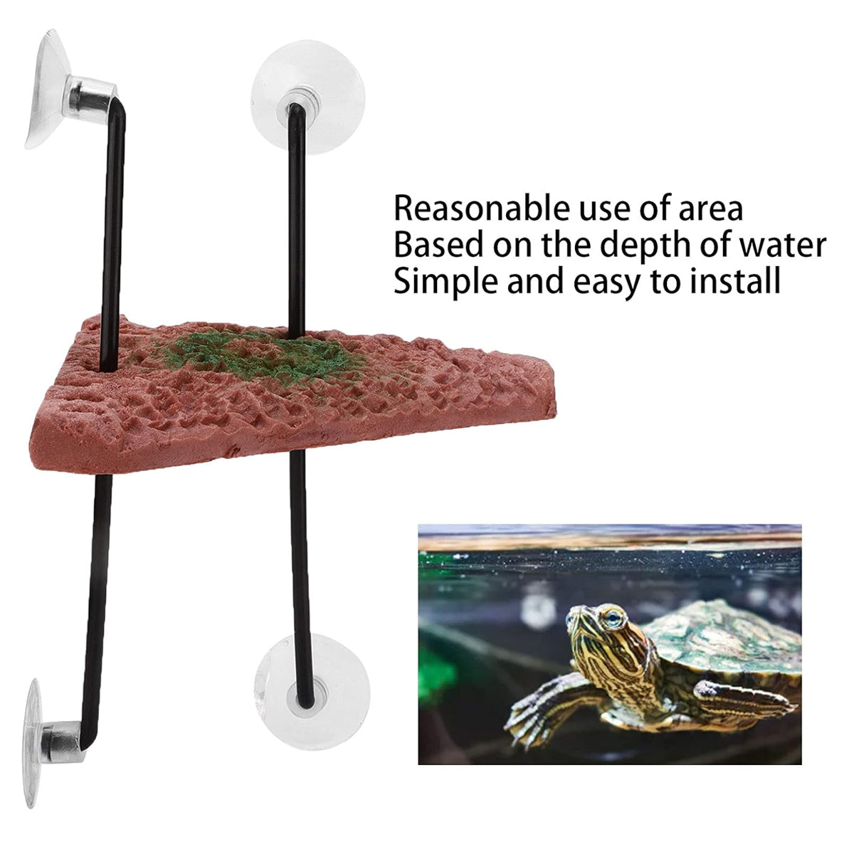 Pet Turtle Sunning Platform For Deep Water Tanks