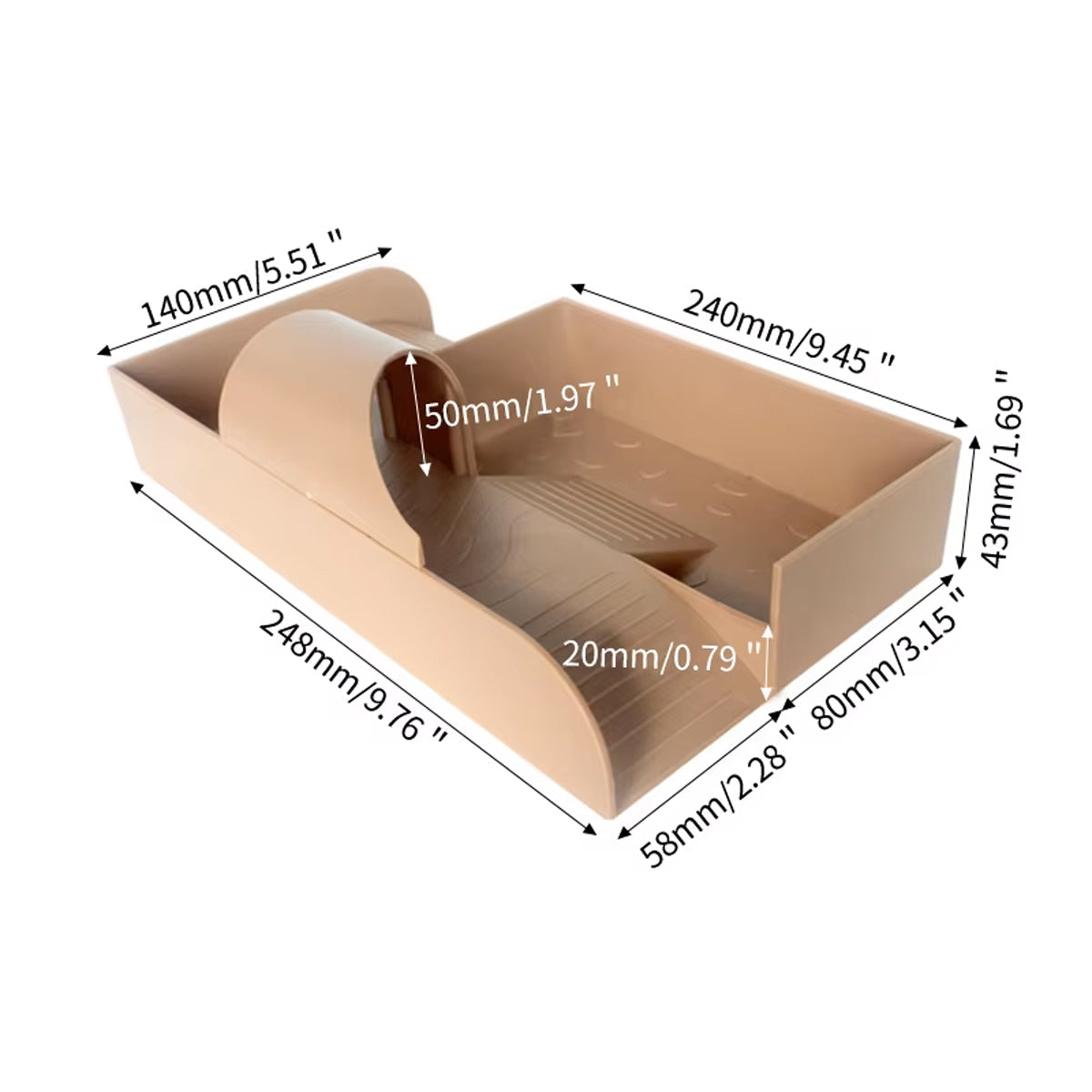 Reptile Basking and Climbing Platform for Turtles and Tortoises