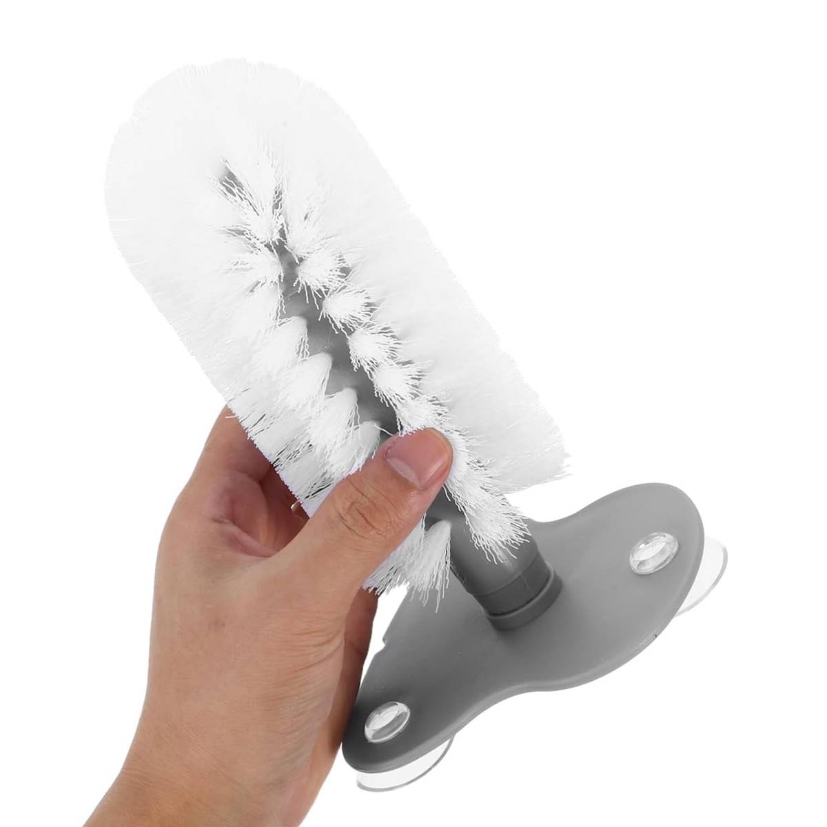 Turtle Shell Cleaning Brush With Suction Cup Base
