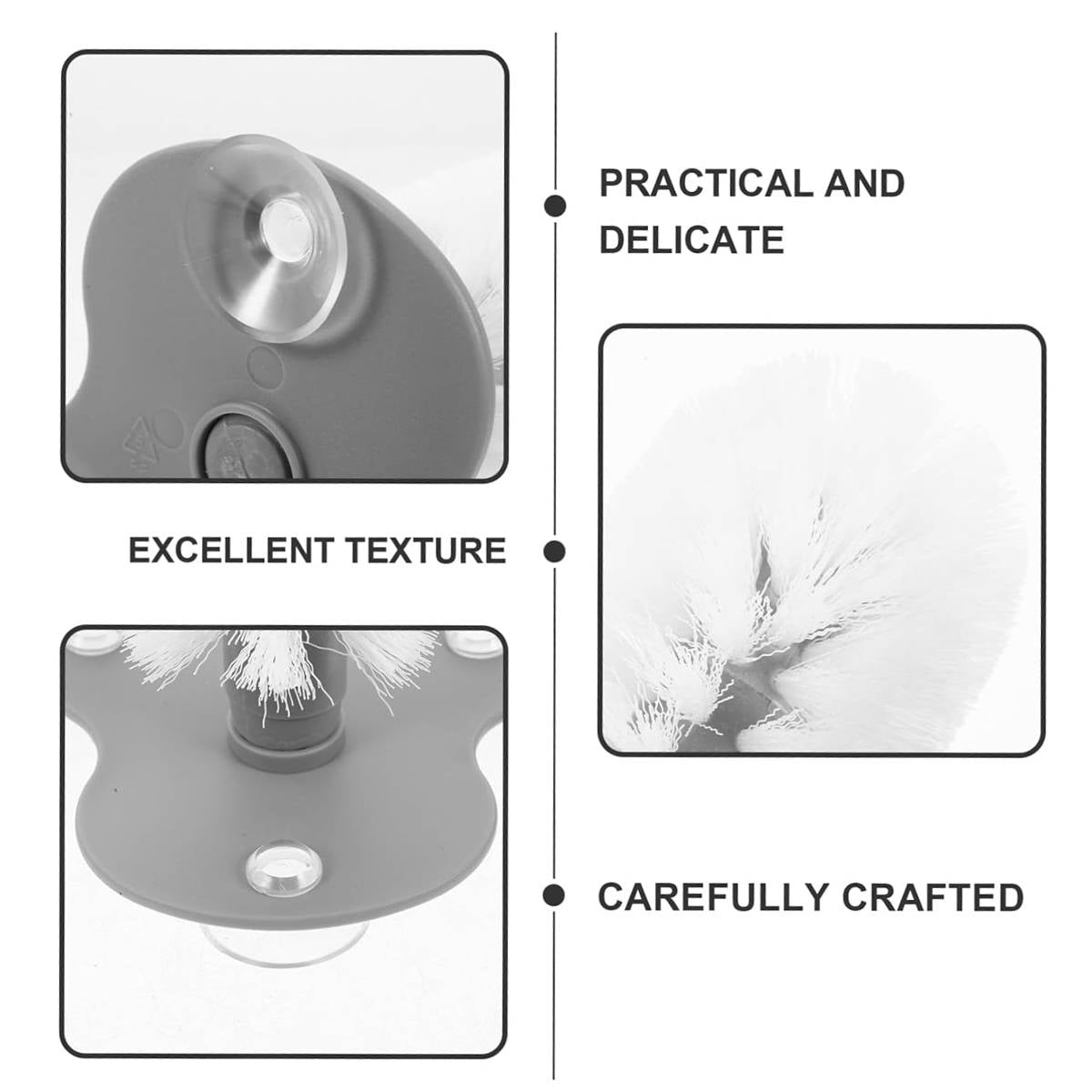 Turtle Shell Cleaning Brush With Suction Cup Base