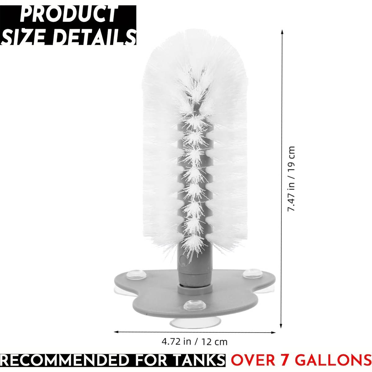 Turtle Shell Cleaning Brush With Suction Cup Base