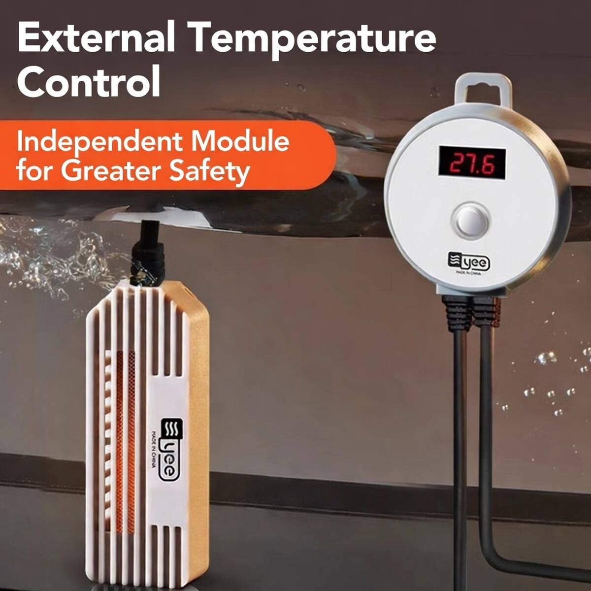 Yee Turtle Tank Heater With Digital Temperature Control