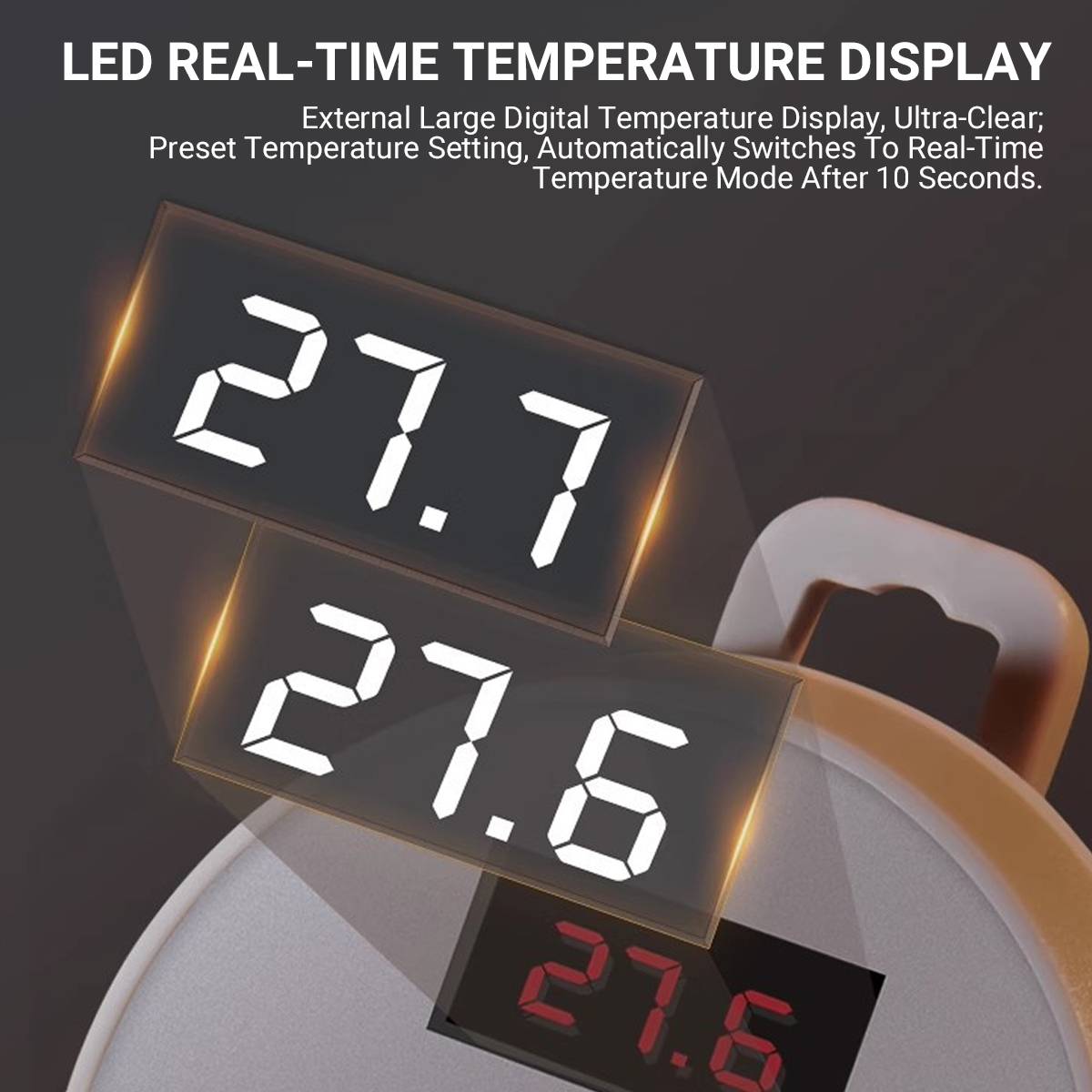 Yee Turtle Tank Heater With Digital Temperature Control
